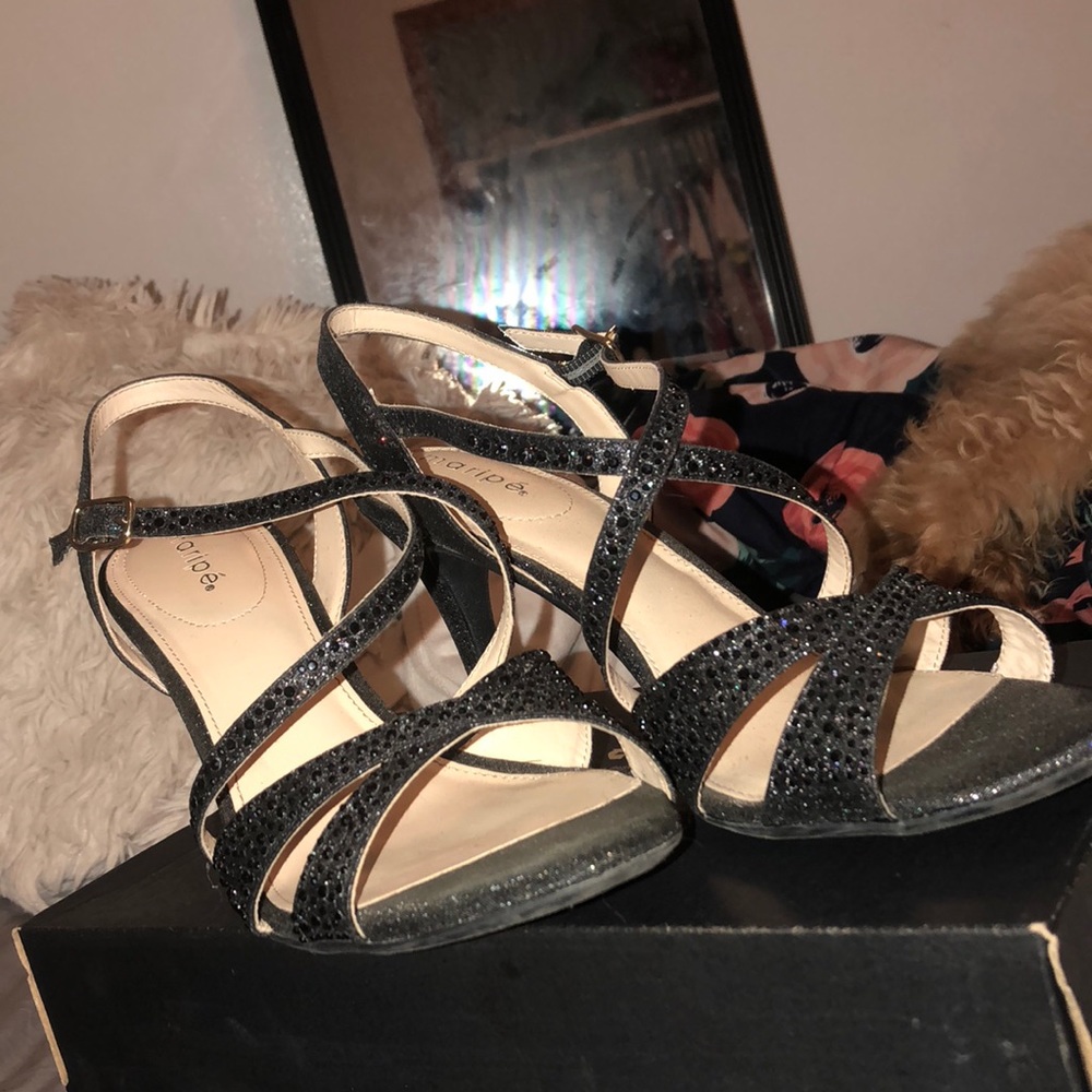 black heels